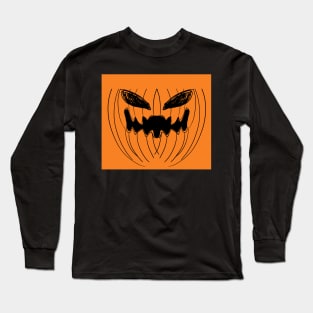 Pumpkin Mask Long Sleeve T-Shirt